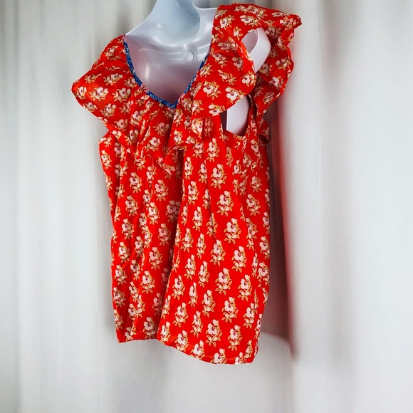 J.Crew Cotton ruffle neckline sleeveless NWT top S - Picture 6 of 14